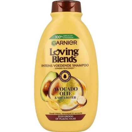 Garnier Shampoo Loving Blends – Avocado Olie & Karité Boter 300ml. 3600542460743