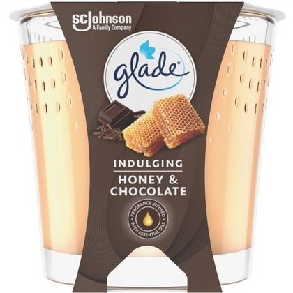 Glade Geurkaars – Indulging Honey & Chocolate 129 gr. 5000204105858