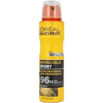 L’Oreal Men – Deospray Invincible Sport 150 ml. 3600523434640