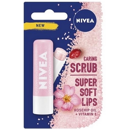 Nivea Lippenbalsem – Scrub Rosehip & Vitamine E 5,5 ml 4005900686602