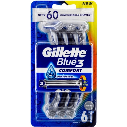 Gillette Wegwerpmesjes Men – Blue3 6 st. 7702018020294