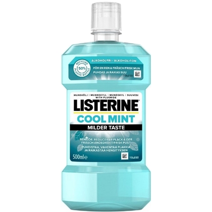 Listerine Mondwater – Cool Mint Mild 500 ml. FOR EXPORT 3574660650105