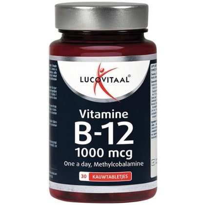Lucovitaal Vitamine B12 1000mcg – 30 kauwtabletten 8713713041292