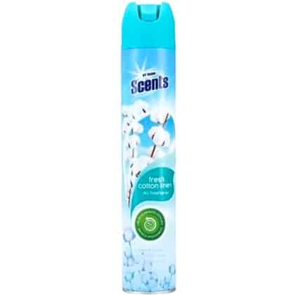 At Home Scents Luchtverfrisser Spray – Cotton Fresh Linnen 400 ml. 8720847374707