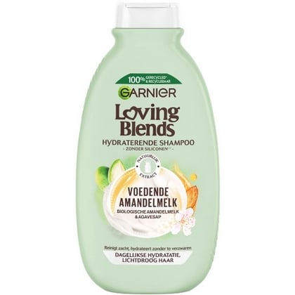 Garnier Shampoo Loving Blends – Amandelmelk & Agavesap 300ml. 3600542463140