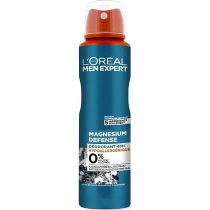 L’Oreal Men – Deospray Magnesium 150 ml. 3600524027056