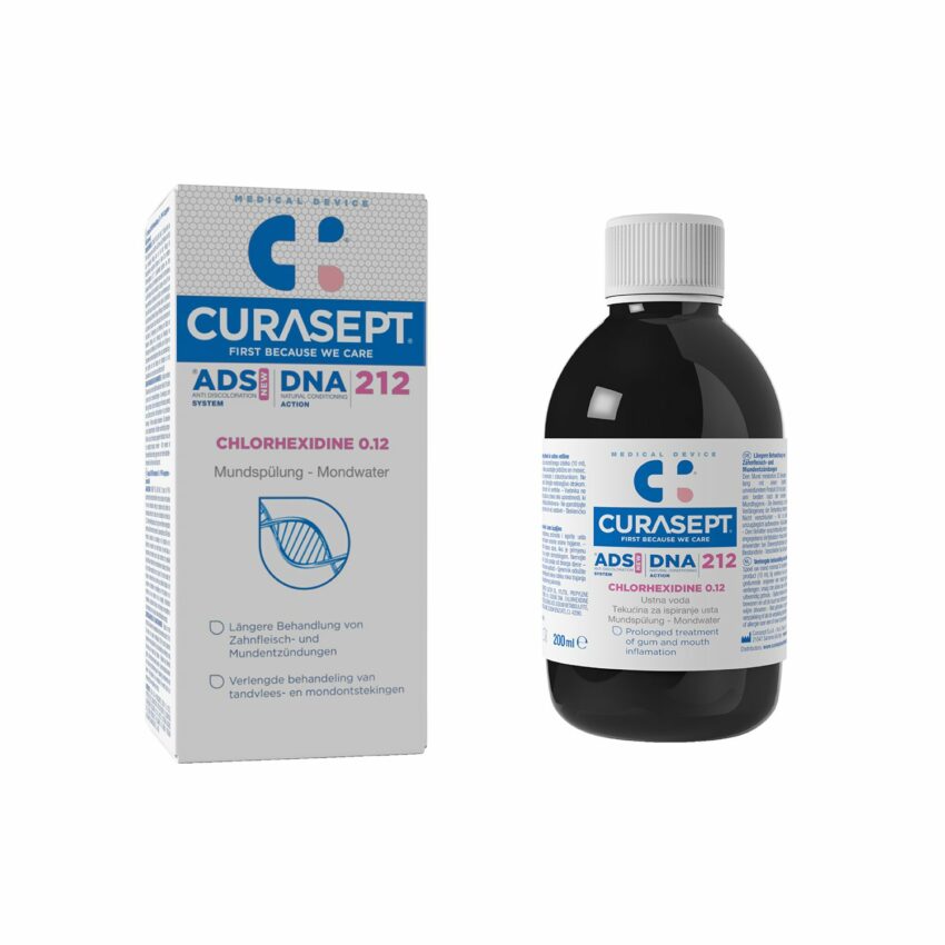 Curasept - ADS Mondspoeling 212 - 0,12% chloorhexidine 200 ml. - 8056746070014