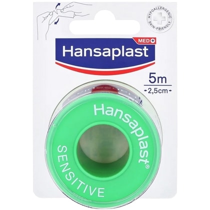 Hansaplast Pleisters – Sensitive 5m x 2,5cm 4005800402982