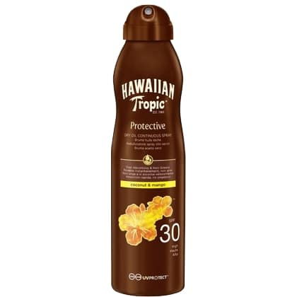 Hawaiian Tropic Zonnebrand – Spray Coconut & Mango SPF 30 177 ml. 5099821119843