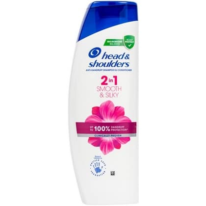 Head & Shoulders Shampoo – Smooth & Silky 2 in 1 400 ml. 8006540810965