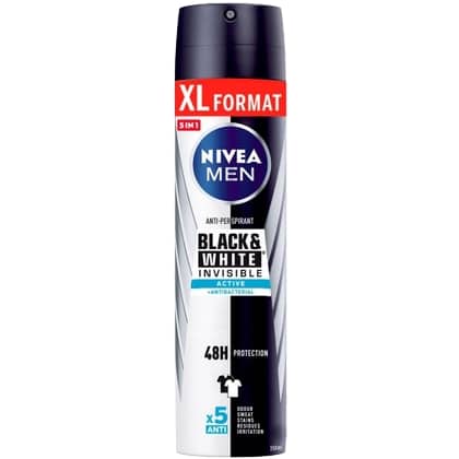 Nivea Deospray – Invisible Black & White Active 4005900653680