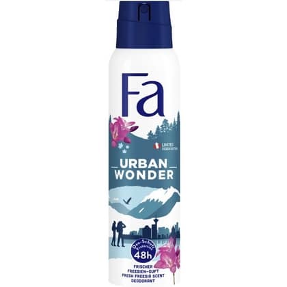 Fa Deospray – Urban Wonders Frisse Zeelucht 150 ml. 4015100811858