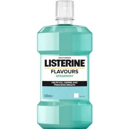 Listerine Mondwater – Spearmint 500 ml. FOR EXPORT 3574661684314