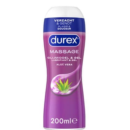 Durex Glijmiddel – Massage 2 in 1 Aloe Vera 200 ml.