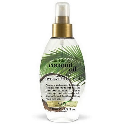 OGX Hair Oil – Nourishing Coconut Hydrating Oil Spray 118 ml. 3574661563374