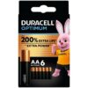 Duracell Batterij AAA Optimum – Per 12 Verpakt 5000394137639