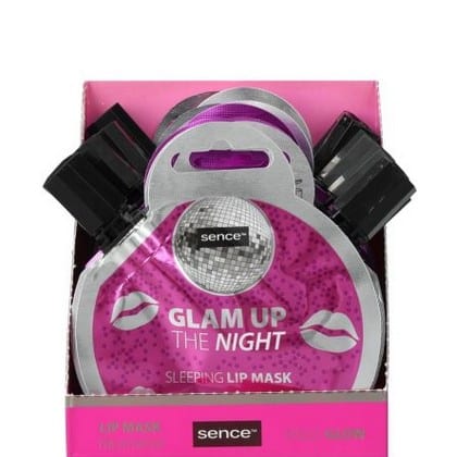 Sence Display Disco Glam 12st, Lip Mask 4 st. & Sence Collection Lip 4 st. Sugar Scrub Collection Lip Serum 4 st. - 8721073607164