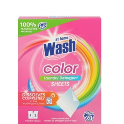At Home Wash - Wasdoekjes Color 30 st. - 8721073622761