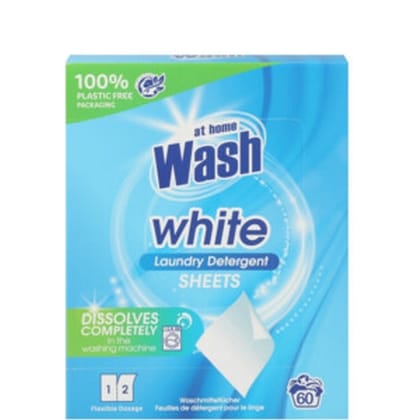 At Home Wash - Wasdoekjes White 30 st. - 8721073622747