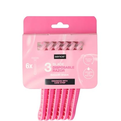 Sence Wegwerpmesjes Women - 6 st. - 8719874194471