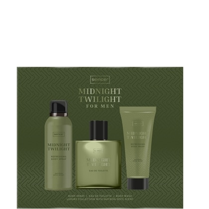 Geschenk Sence Men - Night Luxe Midnight Twilight (1x EDT 50 ml, 1x Deospray 150 ml, 1x Douchegel 150 ml. - 8721302861572