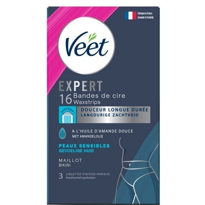 Veet Koude Ontharingsstrips - Sensitive Bikini 16 st. - 3059944151443