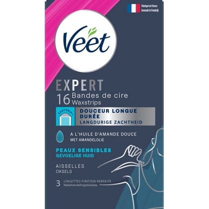 Veet Koude Ontharingsstrips - Sensitive Oksels 16 st. - 3059948006671