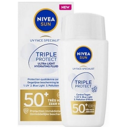 Nivea Zonnebrand Triple Protect F50 40 ml - 4005900999078