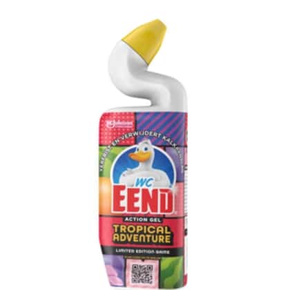 WC Eend Toiletreiniger - Action Gel Tropical Adventure 750ml. - 5000204344363