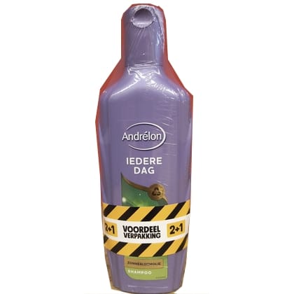 Andrelon Shampoo - Iedere Dag 300 ml. Promo Pack 2+1 - 8720182808493