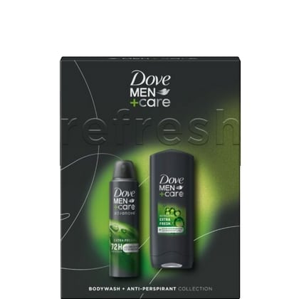 Geschenk Dove - Men Care Extra Fresh Deospray 150 ml, Douchegel 250 ml. - 8720182684417