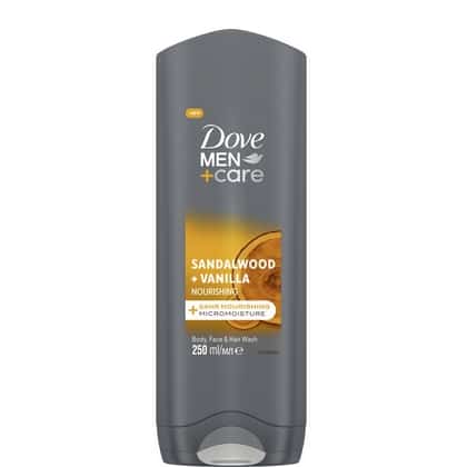 Dove Douchegel Men – Sandalwood & Vanilla 250 ml. - 8720181573552
