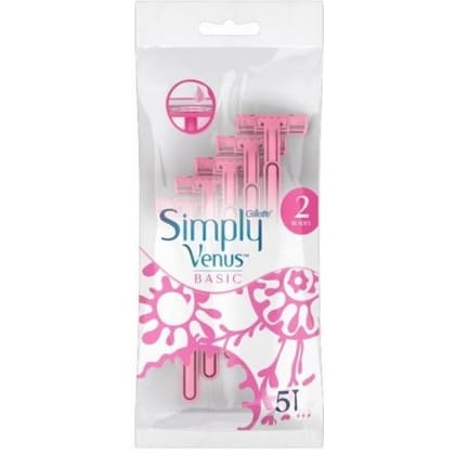 Gillette Wegwerpmesjes Women - Simply Venus 2 5 st. -7702018482740