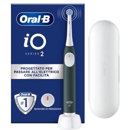 Oral-B Elektrische Tandenborstel - iO2 Forest Green met Reisetui - 8700216612258