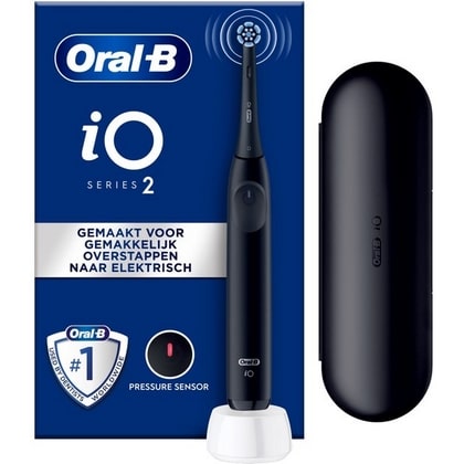 Oral-B Elektrische Tandenborstel - iO2 Night Black met Reisetui - 8700216612159