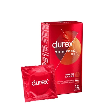 Durex Condooms – Thin Feel XL 10 stuks.