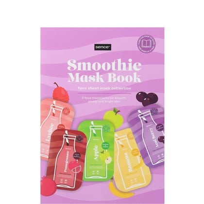 Gescenk Sence – Facial Sheet Mask 20ml Smoothie Mask Book 5pcs. - 8721382703557