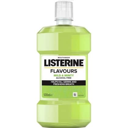 Listerine Mondwater - Mild & Minty 500 ml. FOR EXPORT - 3574661684321