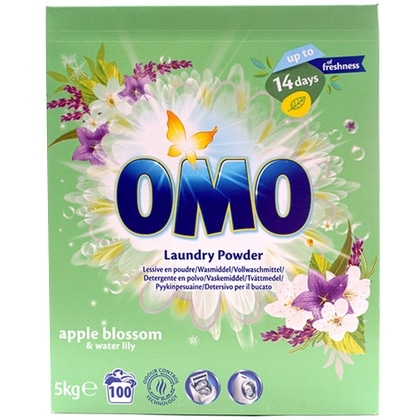 Omo Waspoeder - Apple Blossom & Waterlily 5 kg100 scoops - 8886467018374