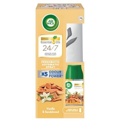 Airwick Freshmatic Max Houder + navulling Sandelwood & Vanille 250 ml - 5949152113693