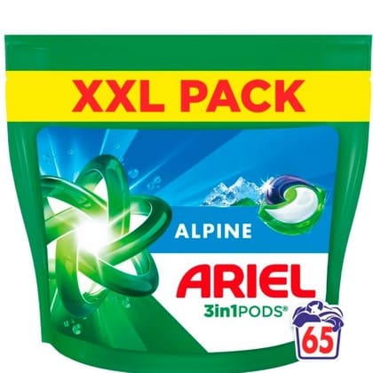 Ariel Pods All-in-One - Alpine 65 stuks - 8700216682862
