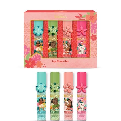 Geschenk Disney - Vaiana Lipgloss Strawberry, Blue Berry, Watermelon 2,5ml - 4 st. - 8721382704301