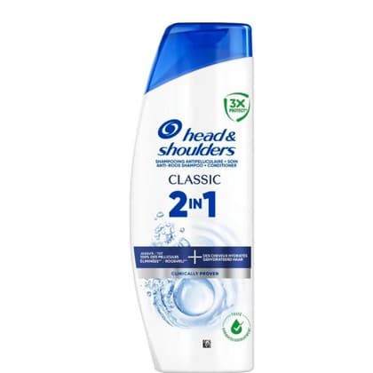 Head & Shoulders Shampoo - Classic Clean 2 in 1 300 ml. - 8700216155991