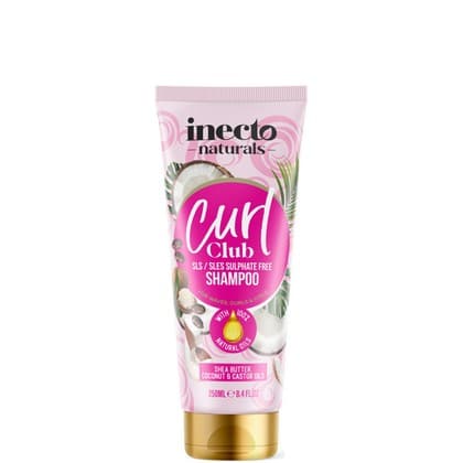 Inecto Curls Club - Shampoo Shea Butter Coconut Castor Oil 250 ml. - 5012008752088