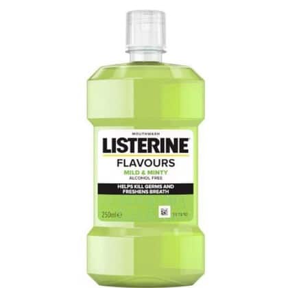 Listerine Mondwater - Mild & Minty 250 ml. FOR EXPORT - 3574661684291