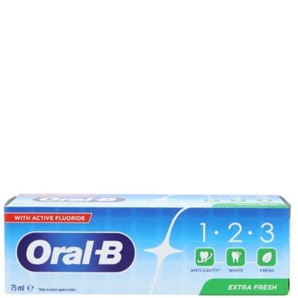 Oral-B Tandpasta - 1-2-3 Extra Fresh 75 ml. - 8700216787284