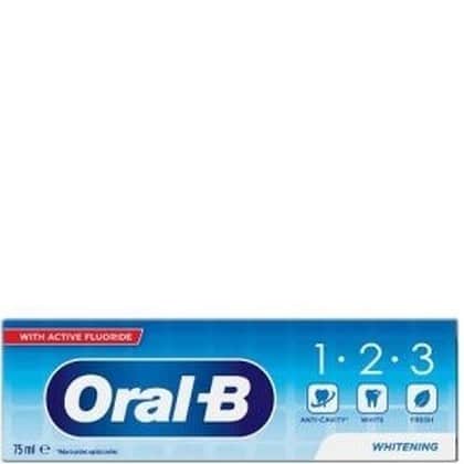 Oral-B Tandpasta - 1-2-3 Whitening 75 ml. - 8700216787307