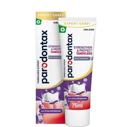 Parodontax Tandpasta - Strenghten & Protect Tandpasta Whitening 75 ml. - 5054563285485
