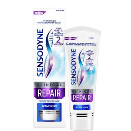 Sensodyne Tandpasta - Clinical Repair Active White 75 ml. NLFR - 5054563225757