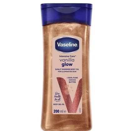 Vaseline Body Olie - Vanilla 200 ml. - 8886304601158